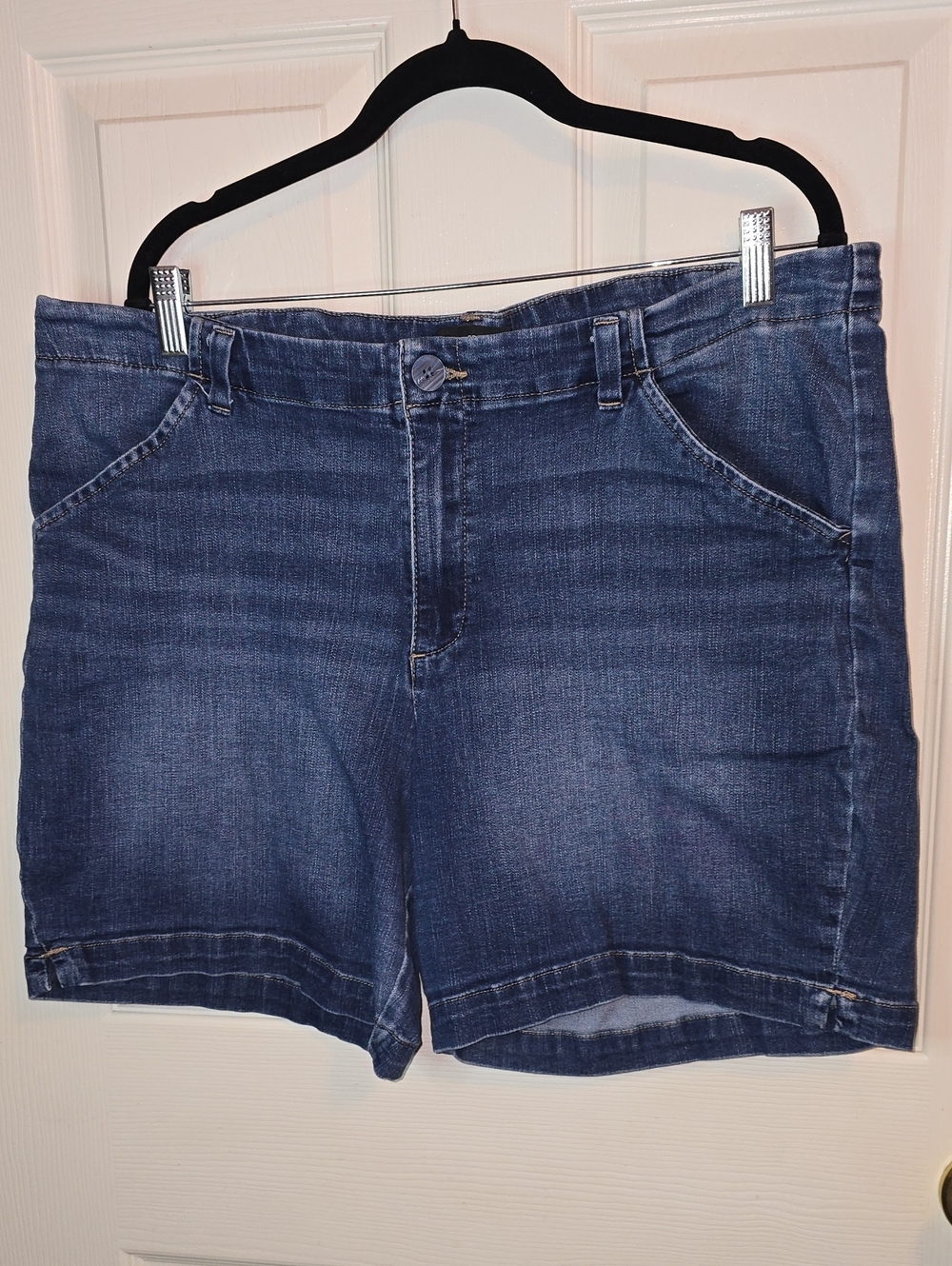 Lee Women's Dark Blue Denim Jean Shorts